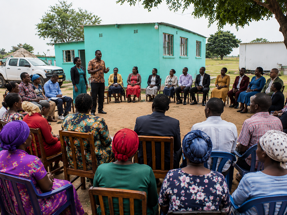 IWHDA-led community awareness and social mobilisation gathering in Kabale